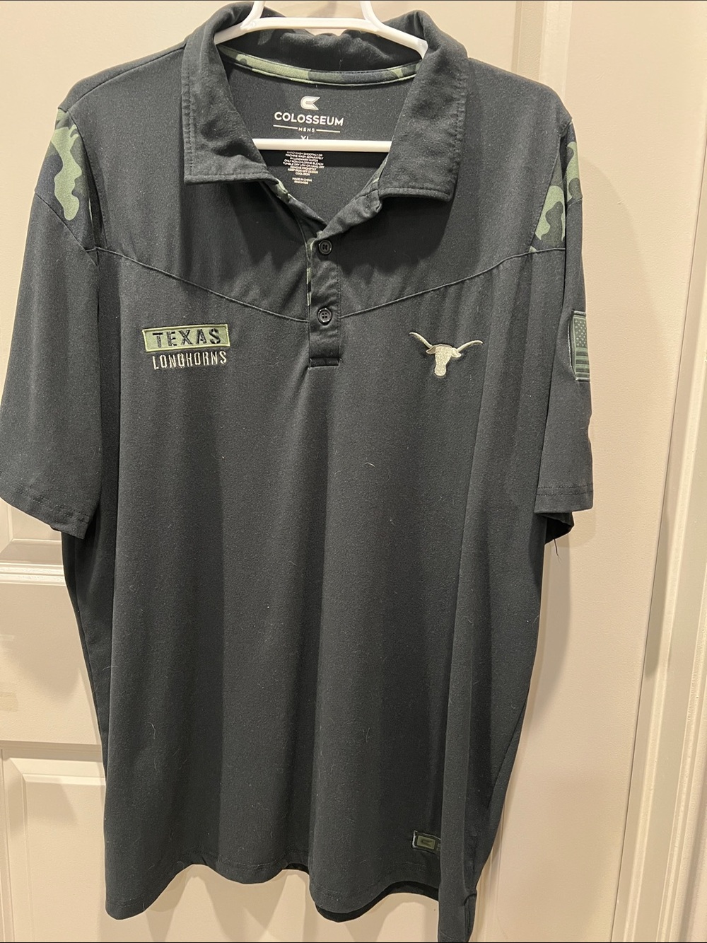Colosseum Men’s Texas Longhorns Polo – XL | OHT Military Appreciation